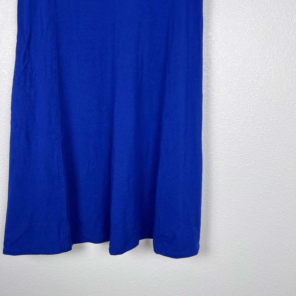 Eileen FIsher Women's Sleeveless V‎ Neck Dress Blue Sz PS - Picture 4 of 6